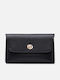 Damen-Flaptasche Schwarz-matt