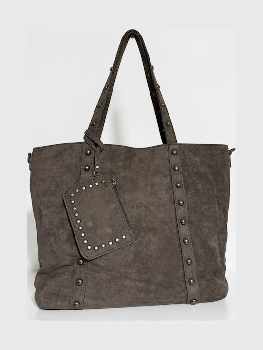 Women's Suede Shoulder Bag Puro