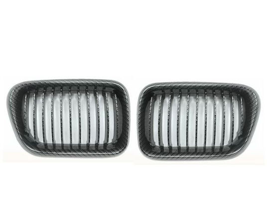 Kidney Set Grilles Bmw E36 1996–1999 – Carbon Fiber