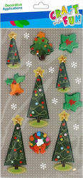 Craft with Fun Стикери с Дизайн на Дърво 10 Бр