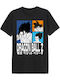 Cotton Division Dragon Ball Z Goku Vegeta Тениска Черна Mdzts003