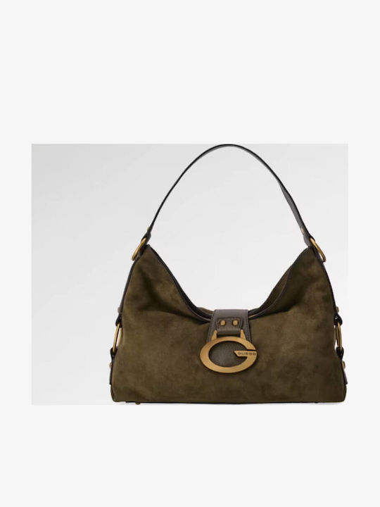 Guess Camden Women's Shoulder Bag Khaki Guess Camden Women's Shoulder Bag Khaki
