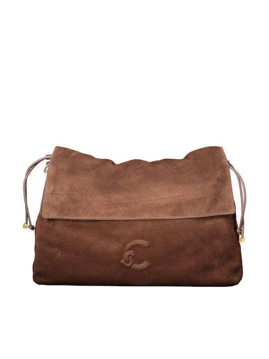 Coccinelle Women's Suede Drawstring Bag Coccinelle Women's Suede Drawstring Bag