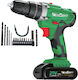 NewBeat CID-21AT 21V Cordless Percussion Drill Driver 2x1.5Ah