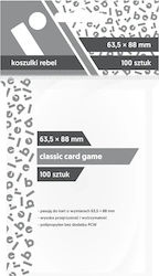 Rebel Card Sleeves 100 Pieces Transparent