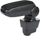 Set Cotieră Fiat Punto Evo 09-12 Neagră din Material Textil + Kit de Instalare