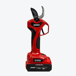 Maxergo Foarfecă de Grădinărit cu Acumulator 18V 1x2Ah cu Diametru Maxim de Tăiere de 33mm în Valiză de Transport