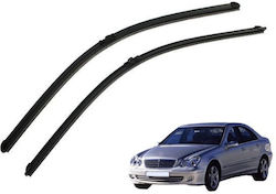 Предни чистачки, съвместими с Mercedes-Benz C-Class W203 – комплект 2 броя