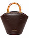 Women’s Dark Brown Drawstring Bag
