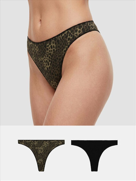 Minerva Women's Briefs 2Pack Brown-a