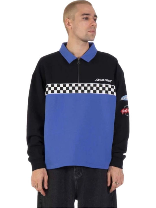 Blaues Kapuzen-Sweatshirt