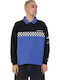 Blaues Kapuzen-Sweatshirt