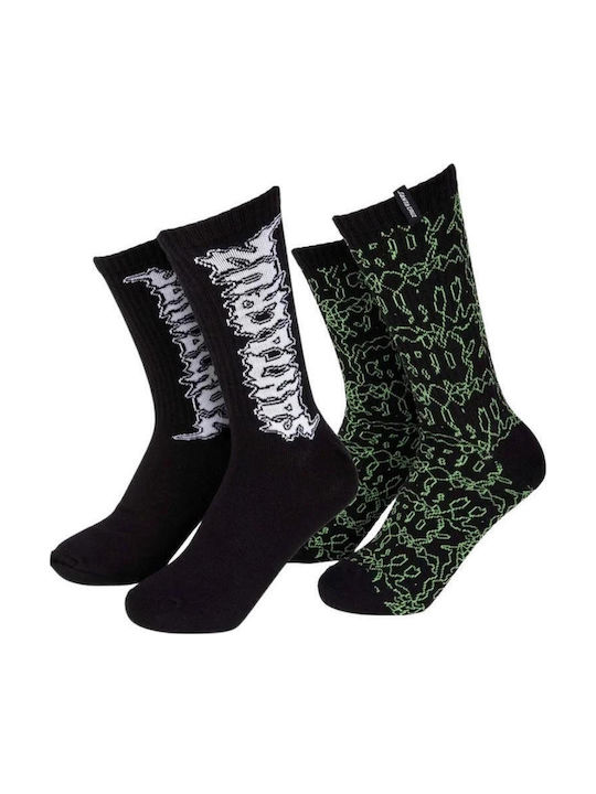 Santa Cruz Punk Web Multicolour Socks 2Pack
