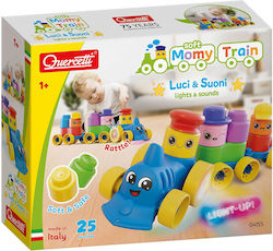 Quercetti Конструктор Momy Soft Train за над 1 година, 25 бр Quercetti Конструктор Momy Soft Train за над 1 година, 25 бр