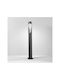 Fan Europe Needle Outdoor LED Bollard Light 6W with Warm White Light IP65 Grey
