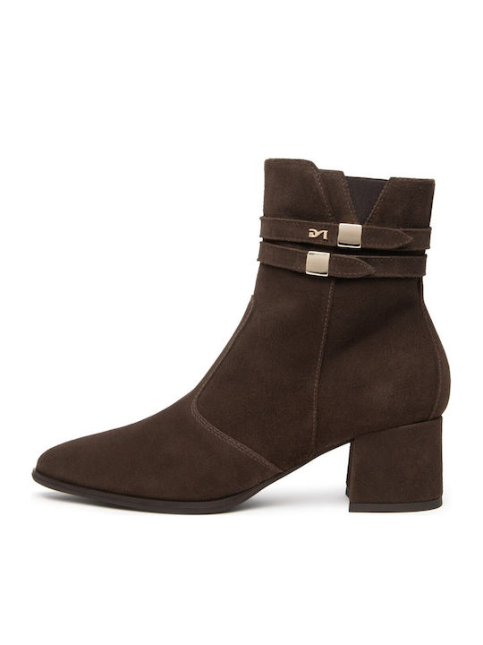 Γυναικεία Μποτάκια Dark Brown