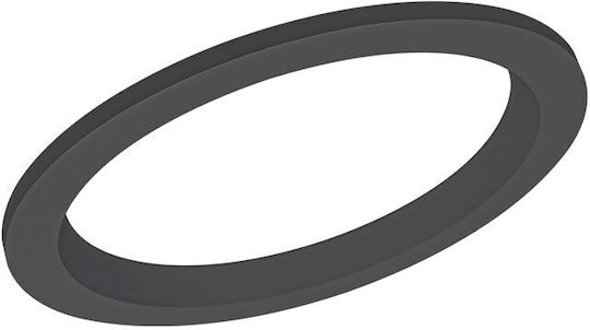 Replacement Ring for Optional Downlight Dl Cmft Exch Ring D150 Aluminum Black 4099854515316 Ledvance 4099854515316