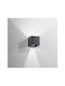Fan Europe Alfa LED Außenwandleuchte IP54 10 W mit einstellbarem weißem Licht und Doppelstrahl, 10 × 10 × 10 cm
