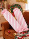 Weihnachtliches Dekokissen-Set, lang, 2-teilig, Rosa, 68,5 × 17 cm