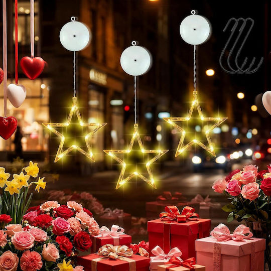 Stele Decorative De Crăciun Cu Lumină LED Alb Cald Stele Decorative De Crăciun Cu Lumină LED Alb Cald