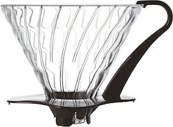 Hario V60 03 Dripper Γυάλινο Μαύρο