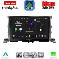 Lenovo Auto-Audiosystem für Toyota Highlander BMW X2 / X6 2014–2019 (Bluetooth/USB/WiFi/GPS/Apple CarPlay/Android Auto) mit 10" Touchscreen