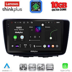 Lenovo Auto-Audiosystem für Suzuki Baleno und BMW X2 / X6 2016–2022 (Bluetooth/USB/WiFi/GPS/Apple CarPlay/Android Auto) mit 9-Zoll-Touchscreen