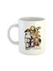 All Characters Cartoon Style Κούπα Κεραμική Λευκή 330ml (Προσωποποιημένο)