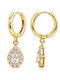 Creolen 9 Karat Gold mit Zirkon Ear_5863