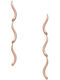 Skagen Kariana Waves Dangle Earrings Stainless Steel Rose Gold SKJ1785791