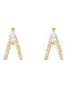 Mya Bay Bird Earrings Gold Hoops Bo-367