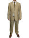 Summer Men's Suit with Regular Fit Beize
