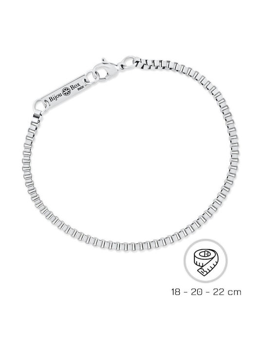 Bijou Box Мъжка Стоманена Верижка За Ръка