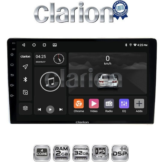 Clarion GL31566B OEM-Multimedia-Autodisplay Toyota Proace 2013 > 2016 Citroen C2 2003 > 2009 Citroen C3 2001 > 2010 Citroen Jumpy 2007 > 2016 Citroen Berlingo 2008 > 2019 Peugeot 307 2001 > 2008 Peugeot Expert 2008 > 2016 Pe