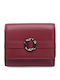Small Leather Women's Wallet Red