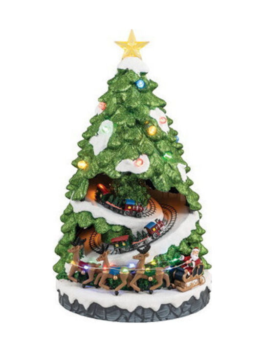 Lianos Christmas Illuminated Decorative Village with Music and Motion 44x26x26cm