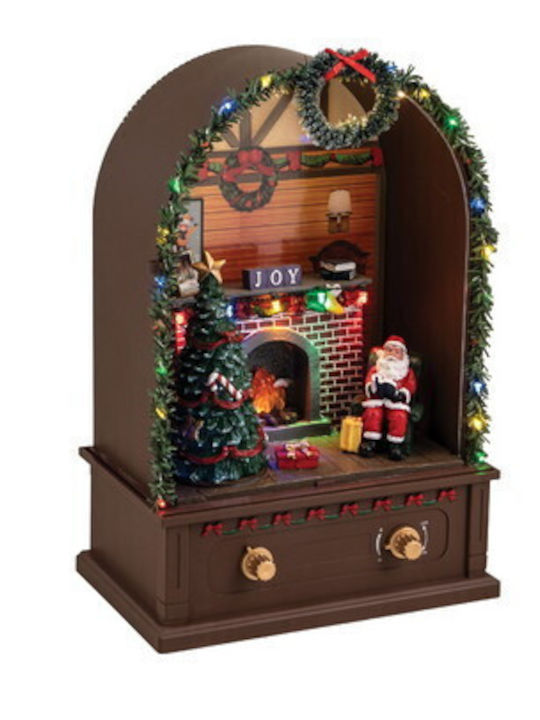 Lianos Christmas Decorative Figurine with Music and Motion 34x21x14cm