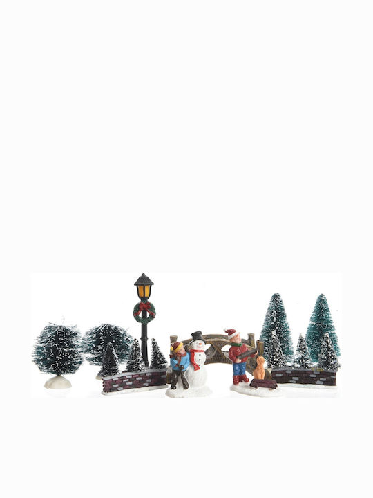Kaemingk Christmas Decorative Village 31x23.5x5cm 10 Pieces