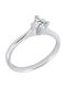 VTJ Ring mit Einem Stein Aus Silber mit Diamant