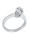 VTJ Einzelsteinring aus Silber mit Diamant