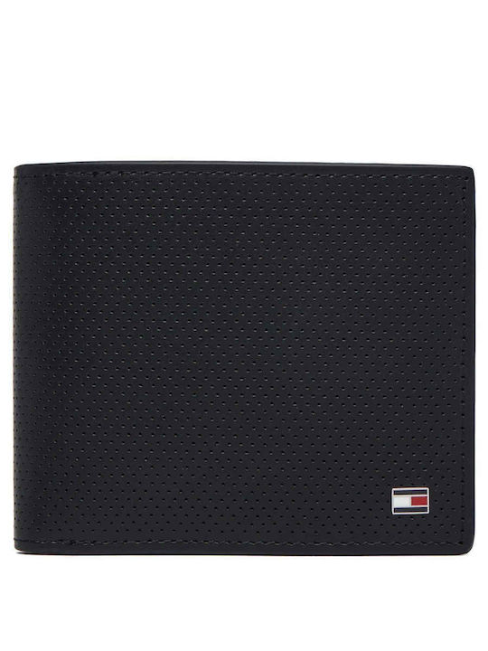 Schwarze Herren-Lederbrieftasche