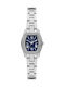 Women's Battery-Powered Watch with Silver Stainless Steel Bracelet