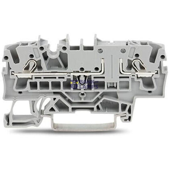 Through Terminal Block Topjob S 2-conductor 2.5 Mm² Gray