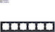 Novella Accessory Black Six Gang Frame