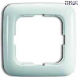 2511-212-507 Cover Frame 1gang S White Busch-duro 2000