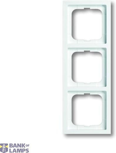 1723-184k-500 Cover Frame 3gang S Studio White Future Linear