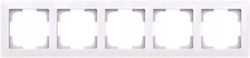 Abb Switch Frame 5 Positions Horizontal Placement in White Colour