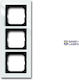 1723-284 Cover Frame Busch-axcent Studio White