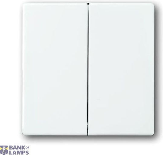1785-84-500 Coverplates Partly Incl Insert Future Busch-axcent Solo; Carat Studio White