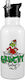 Grinch Feeling Extra Grinchy Today Stainless Steel Kids Water Bottle with Straw White 600ml